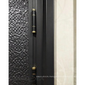 The cheapest price luxury design  exterior fancy security bullet proof door for entrance